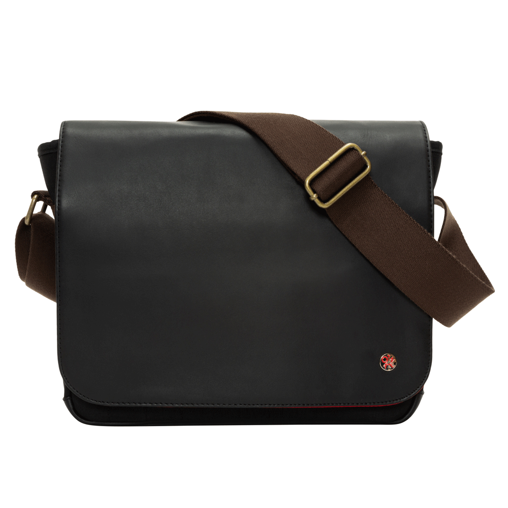 Waxed Nylon Sheridan Shoulder Bag (M) W/Back Zipper – Manhattan