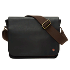Manhattan Portage Waxed Nylon Sheridan Shoulder Bag (M) W/Back Zipper