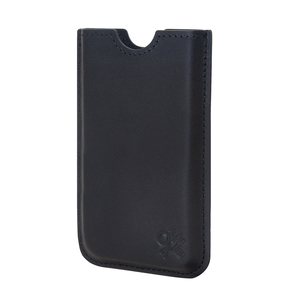 Manhattan Portage Leather iPhone Case Black