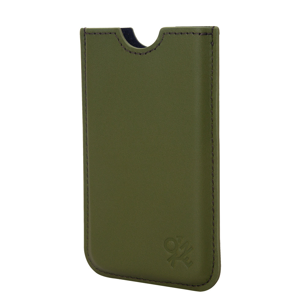 Manhattan Portage Leather iPhone Case Green