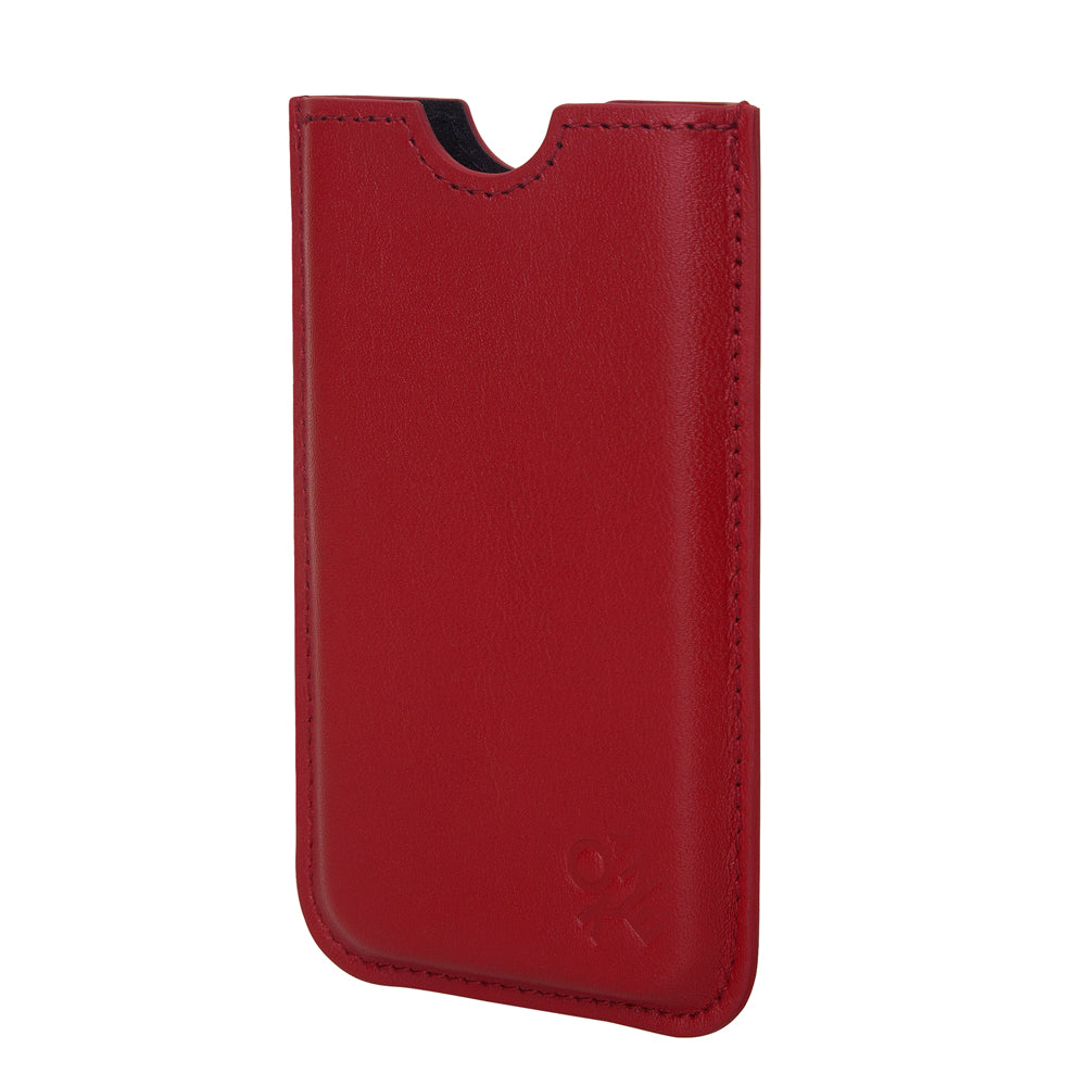 Manhattan Portage Leather iPhone Case Red