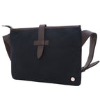 Manhattan Portage Waxed Sterling Shoulder Bag Black