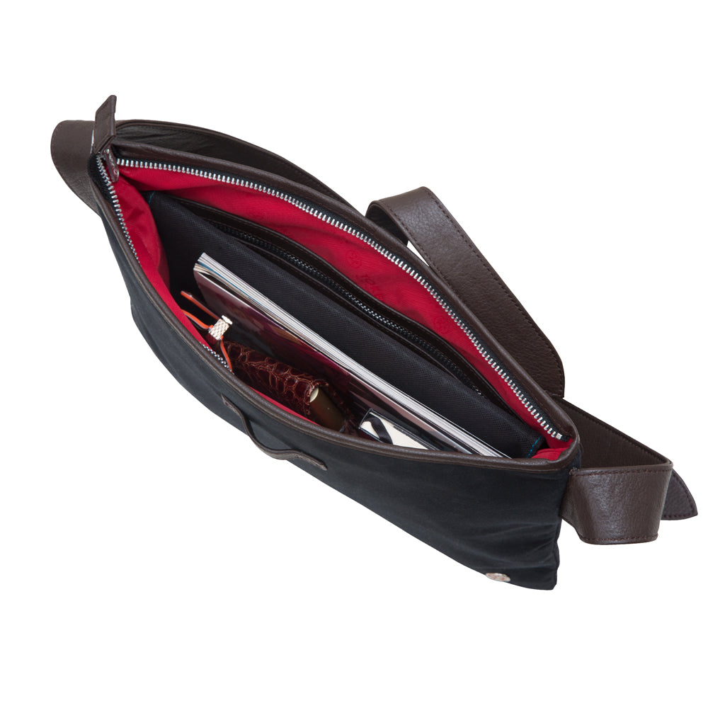 Manhattan Portage Waxed Sterling Shoulder Bag