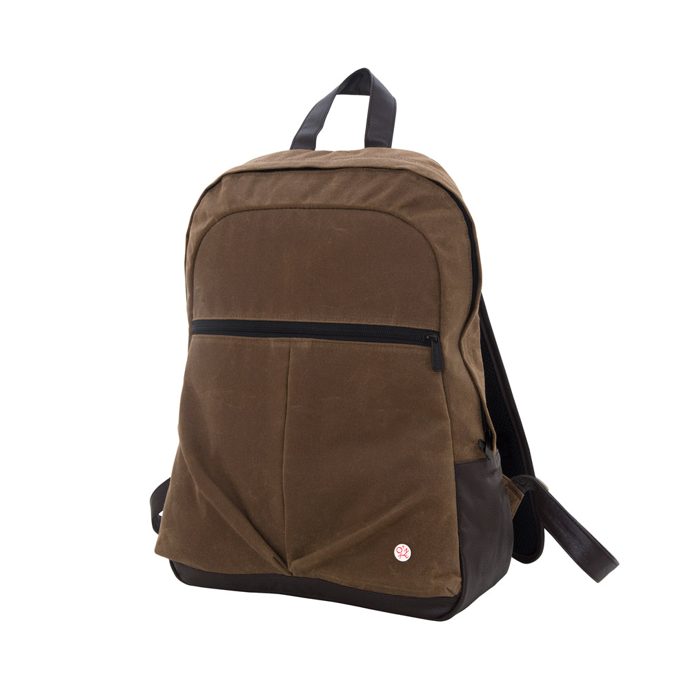 Manhattan Portage Waxed Woodhaven Backpack Field Tan
