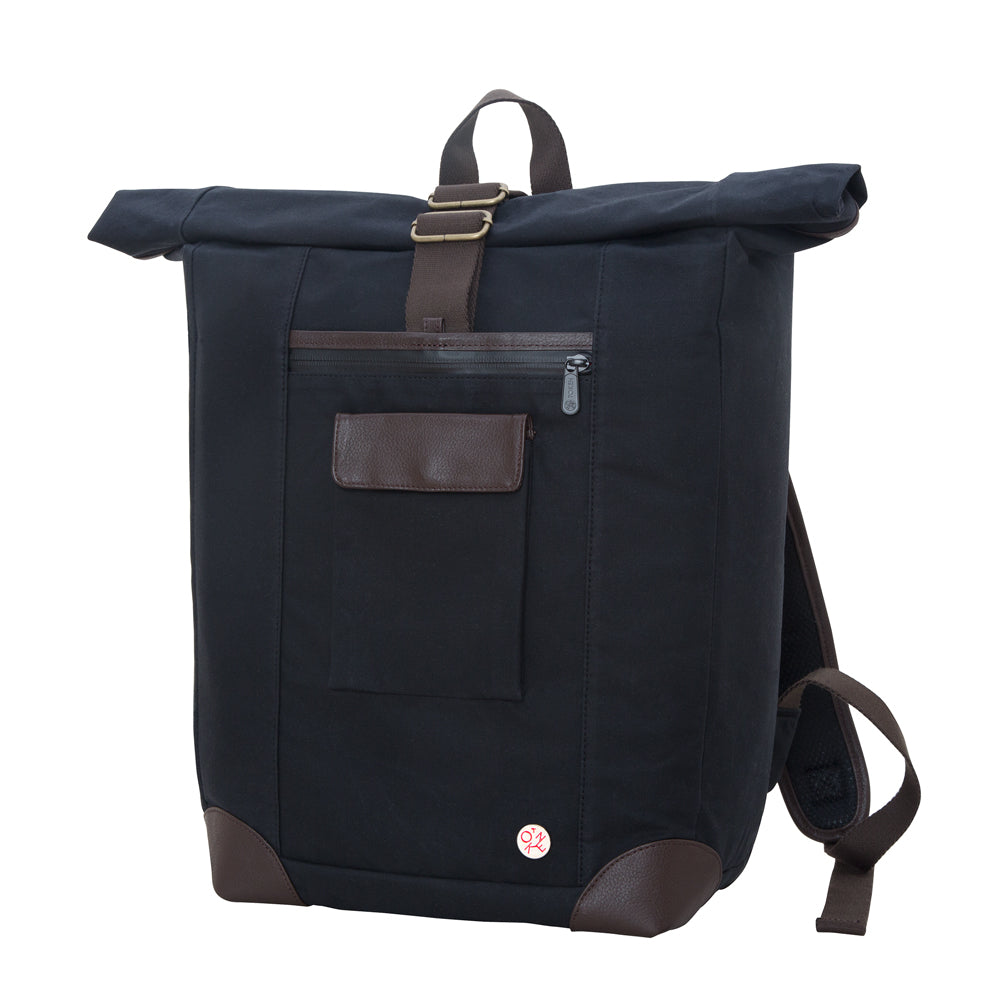 Manhattan Portage Waxed Montrose Backpack Black