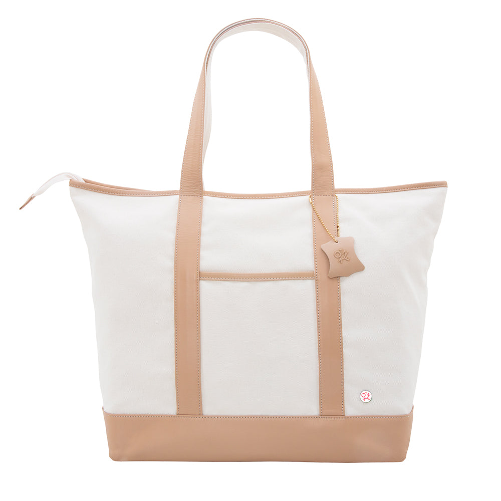 Manhattan Portage Greenpoint Organic Tote Bag (L) Beige