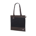 Manhattan Portage Waxed Graham Tote Bag (M) BLK DBR
