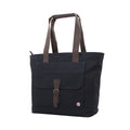 Manhattan Portage Waxed Montague Tote Bag BLK BLK