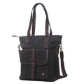 Manhattan Portage Amsterdam Waxed Tote Bag Black