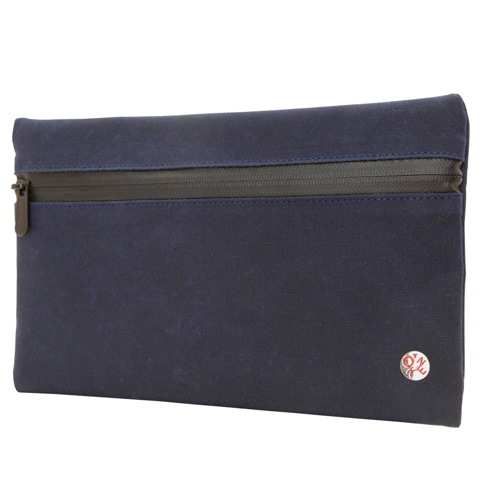 Manhattan Portage Grand Central Waxed Travel Kit Navy
