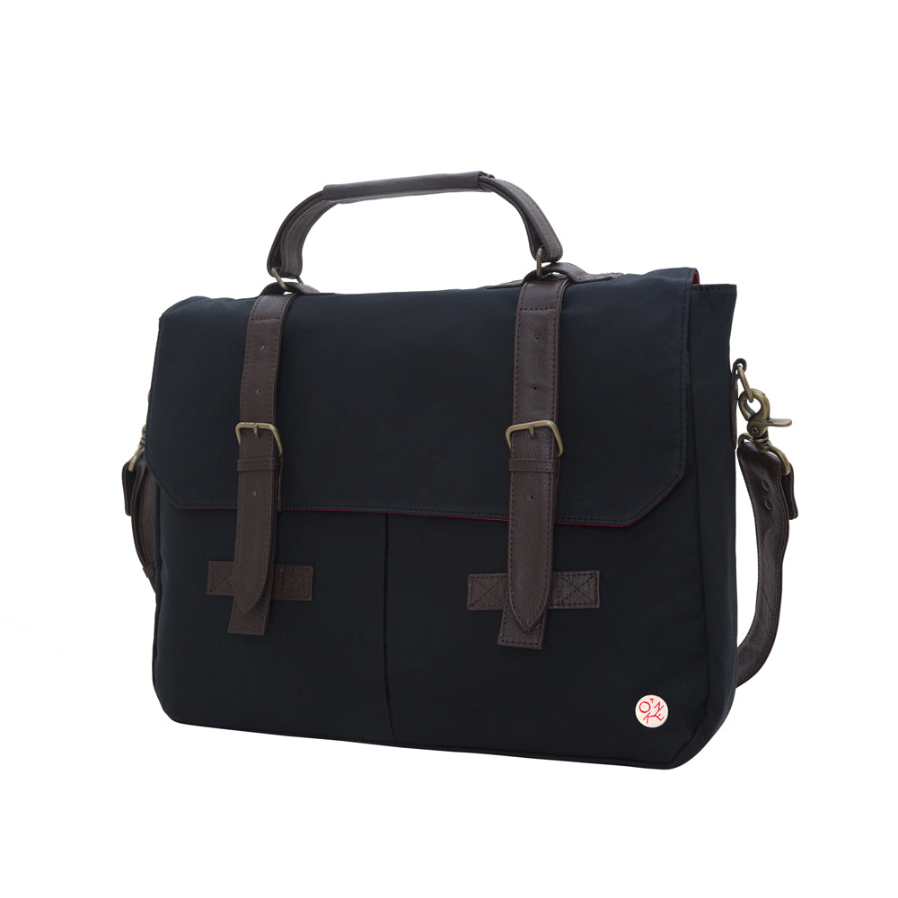 Manhattan Portage Waxed Cortelyou Bag Black