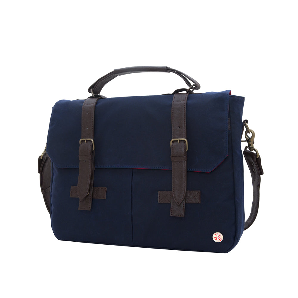 Manhattan Portage Waxed Cortelyou Bag Navy