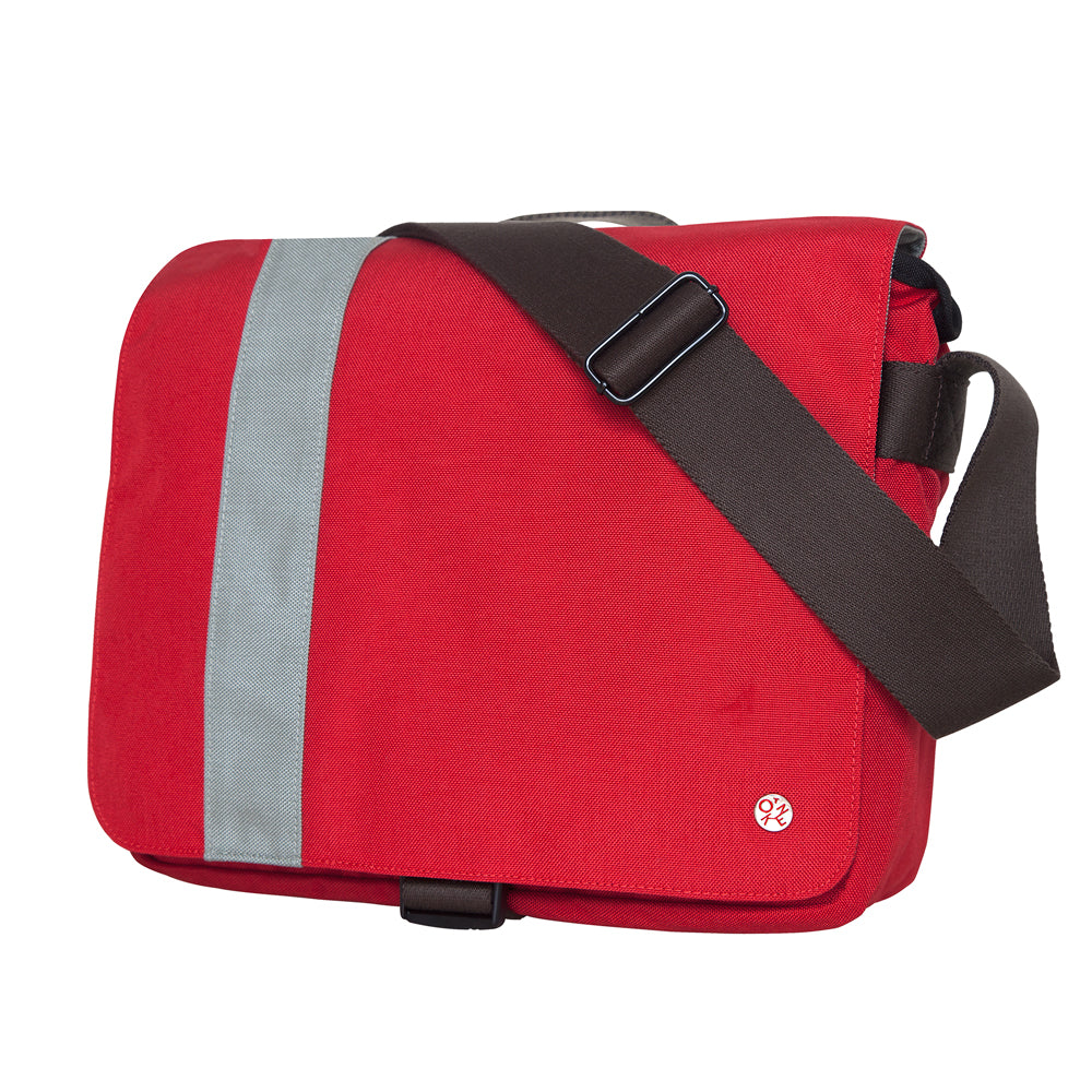 TOKEN Astor Shoulder Bag (M) Red/grey angle