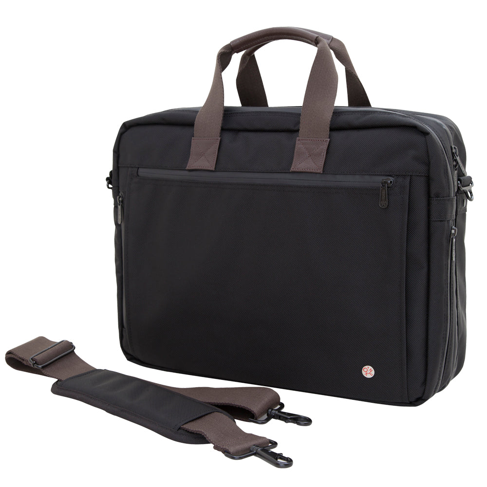 Manhattan Portage Lawrence Laptop Bag With Back Zipper Black