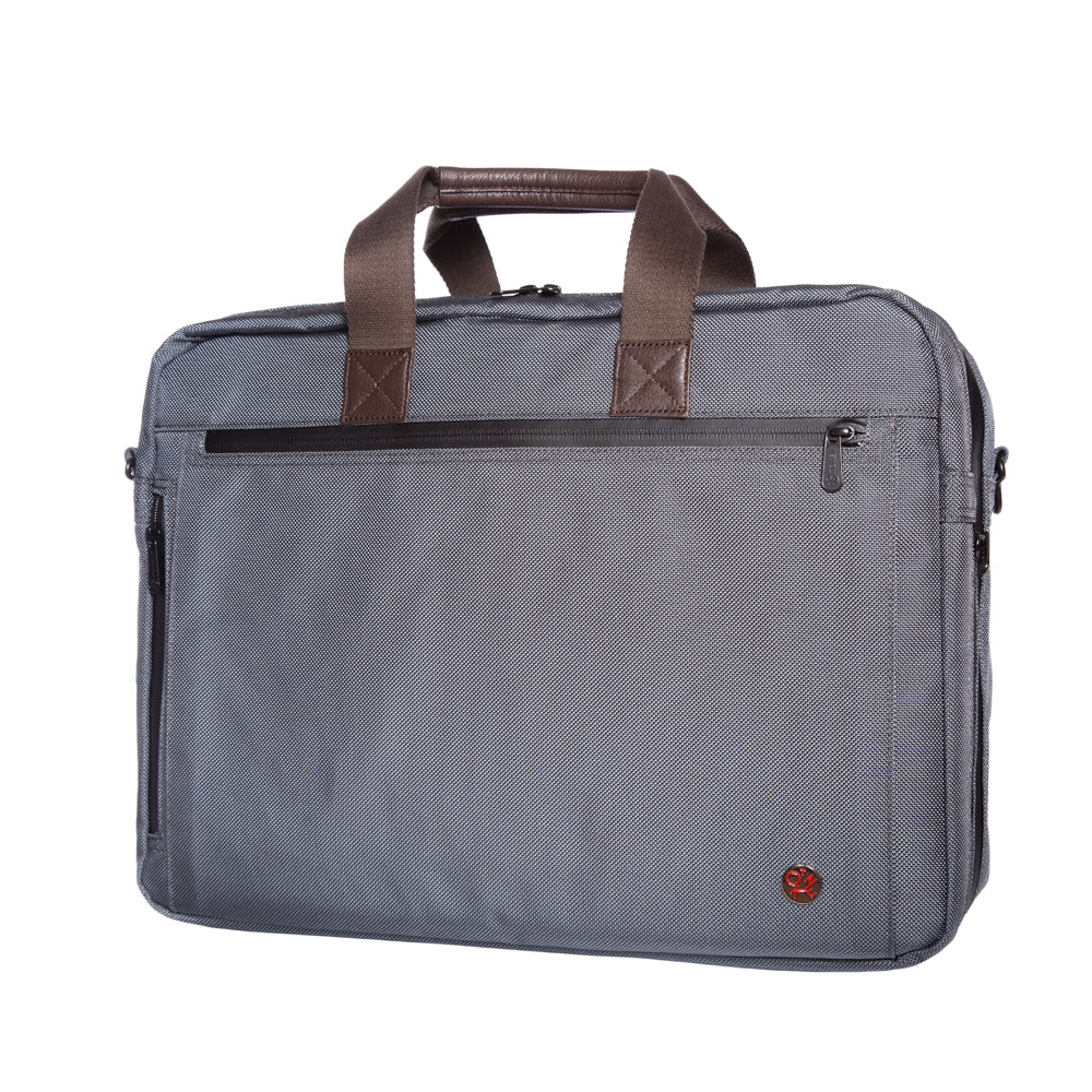 Manhattan Portage Lawrence Laptop Bag With Back Zipper Grey