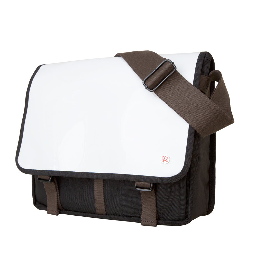 Manhattan Portage Metropolitan Enamel DJ Bag (M) White