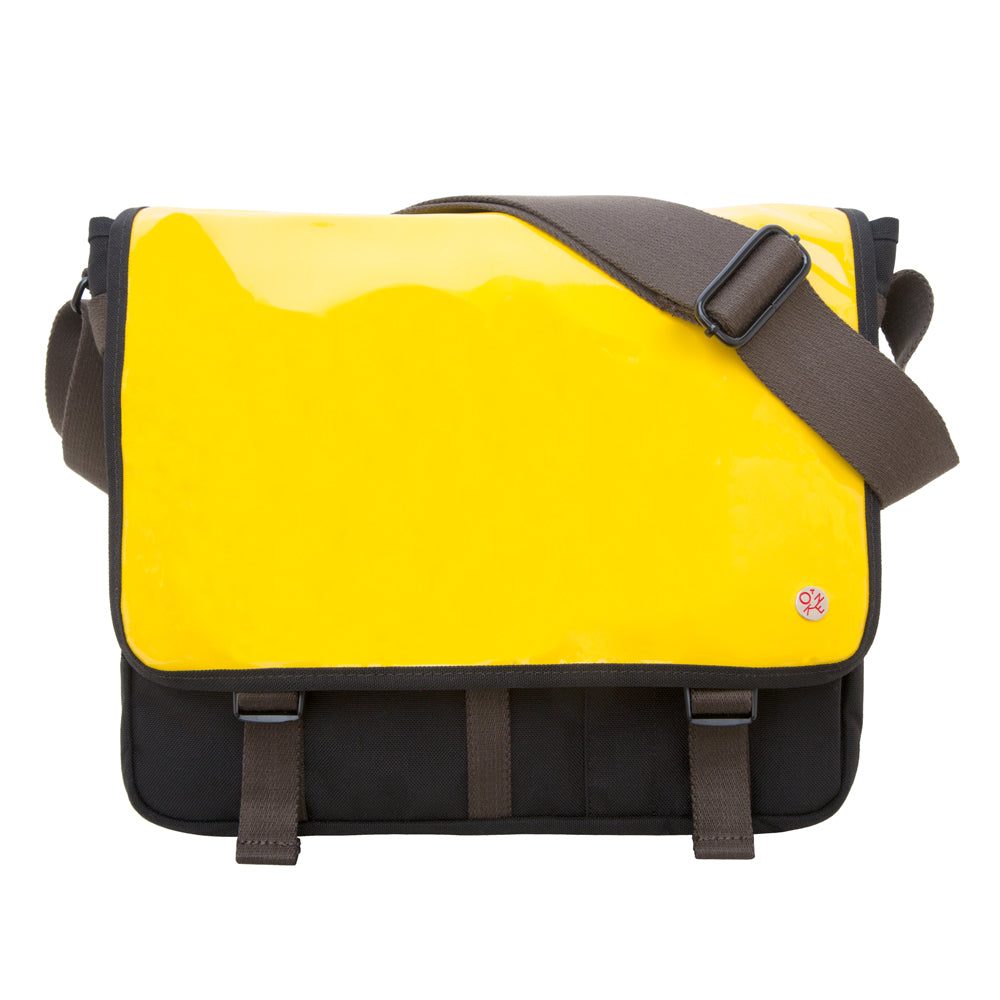 Manhattan Portage Metropolitan Enamel DJ Bag (M) Yellow
