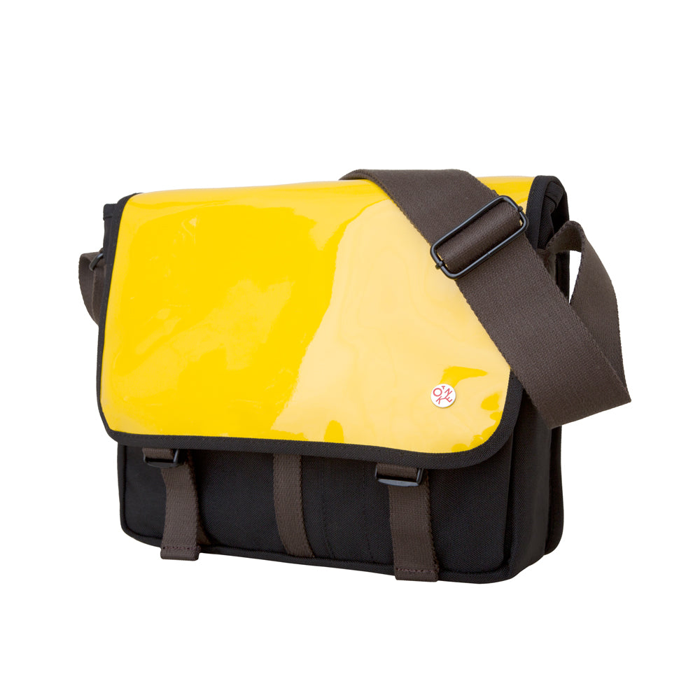 Manhattan Portage Metropolitan Enamel DJ Bag (S) Yellow
