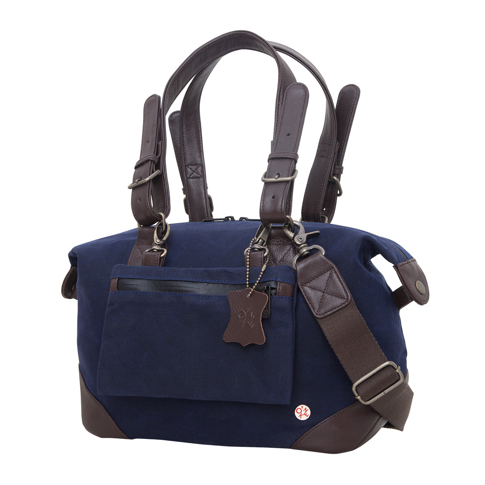 Manhattan Portage Lafayette Waxed Duffel Bag (XS) Navy