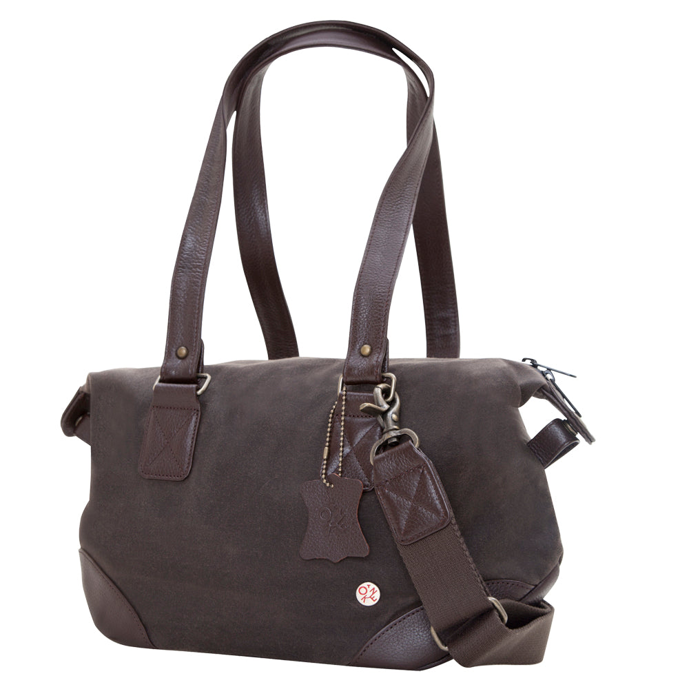 Manhattan Portage Lafayette Waxed Duffel Bag (XXS) Dark Brown