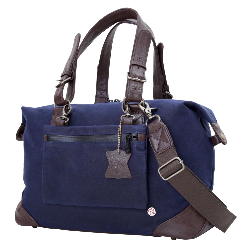Manhattan Portage Lafayette Waxed Duffel Bag (S) Navy