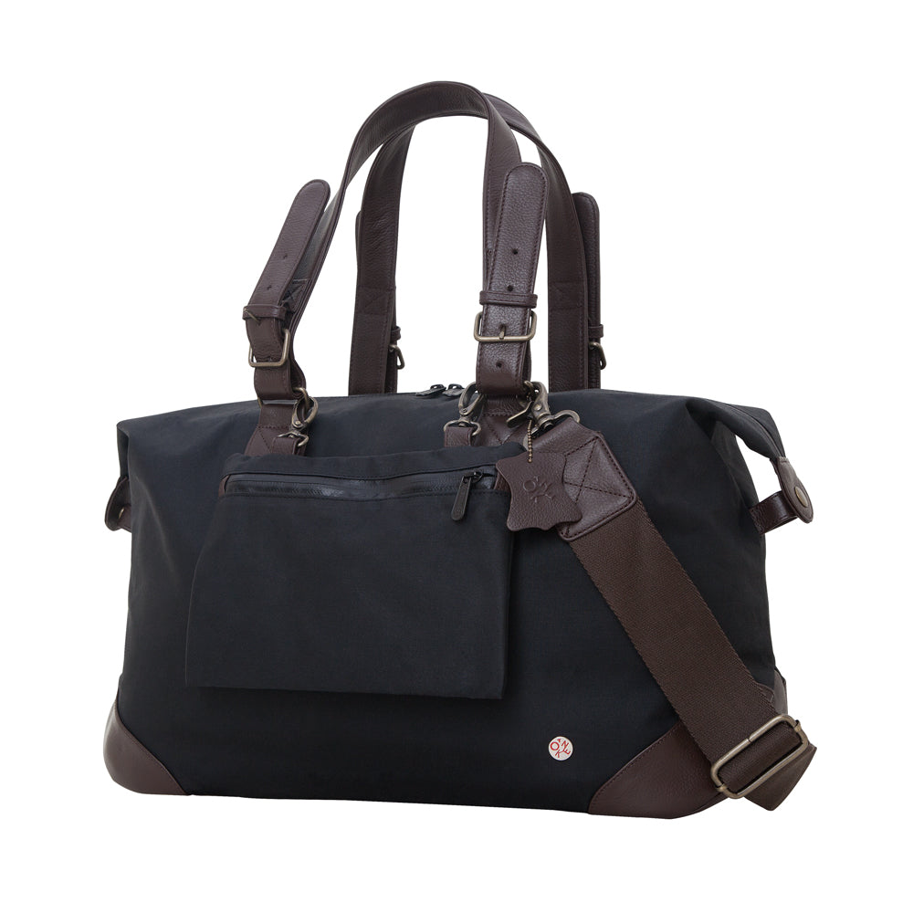 Manhattan Portage Lafayette Waxed Duffel Bag (M) Black