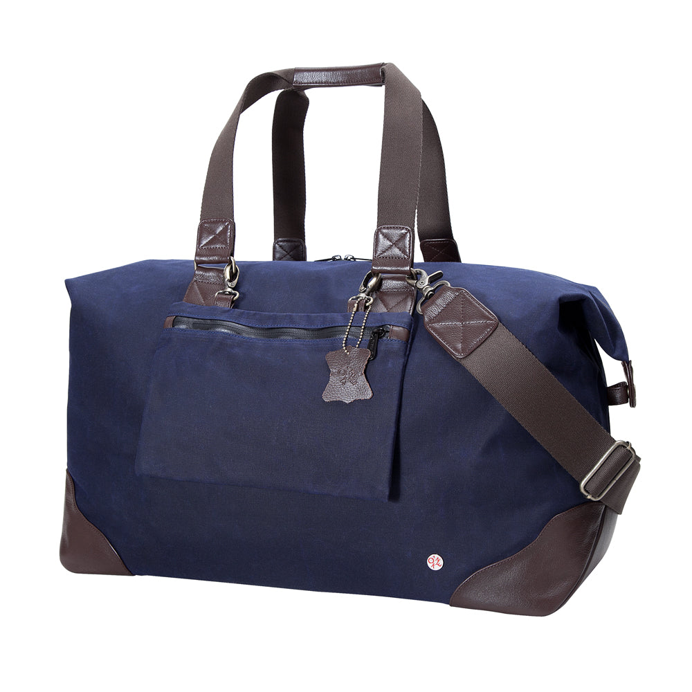 Manhattan Portage Lafayette Waxed Duffel Bag (L) Navy