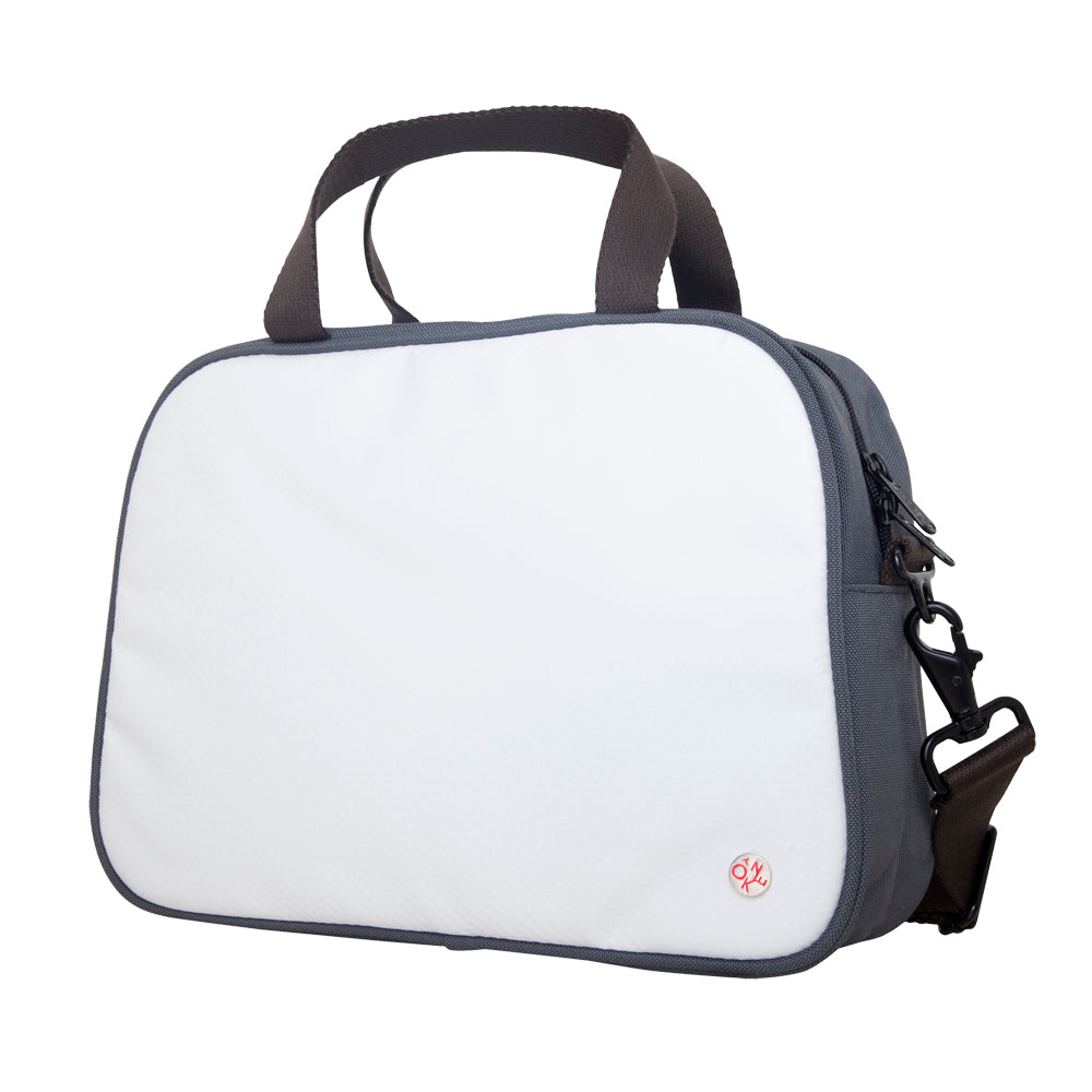 Manhattan Portage Atlantic Flight Bag WHT GRY