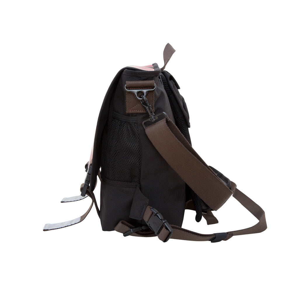 Manhattan Portage Lorimer Enamel Messenger Bag (M)