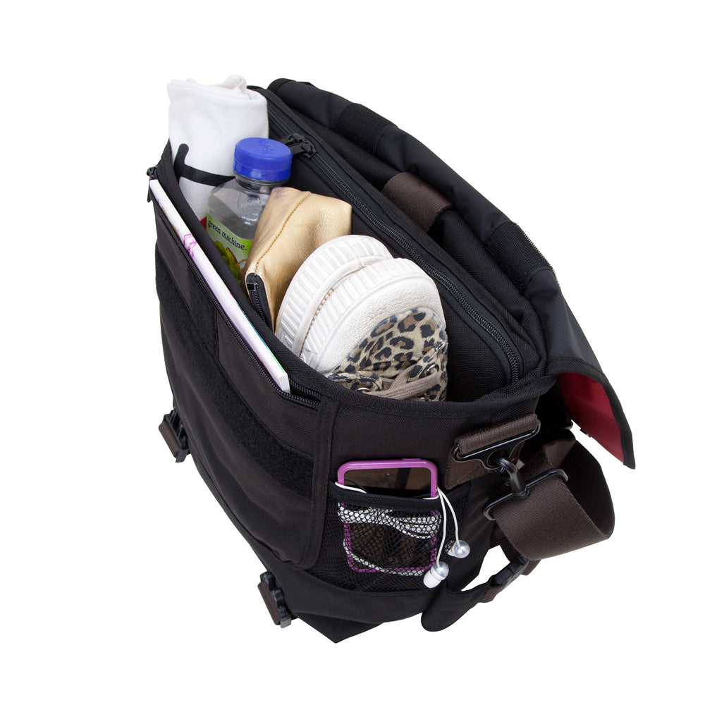 Manhattan Portage Lorimer Matt Vinyl Messenger Bag(M)