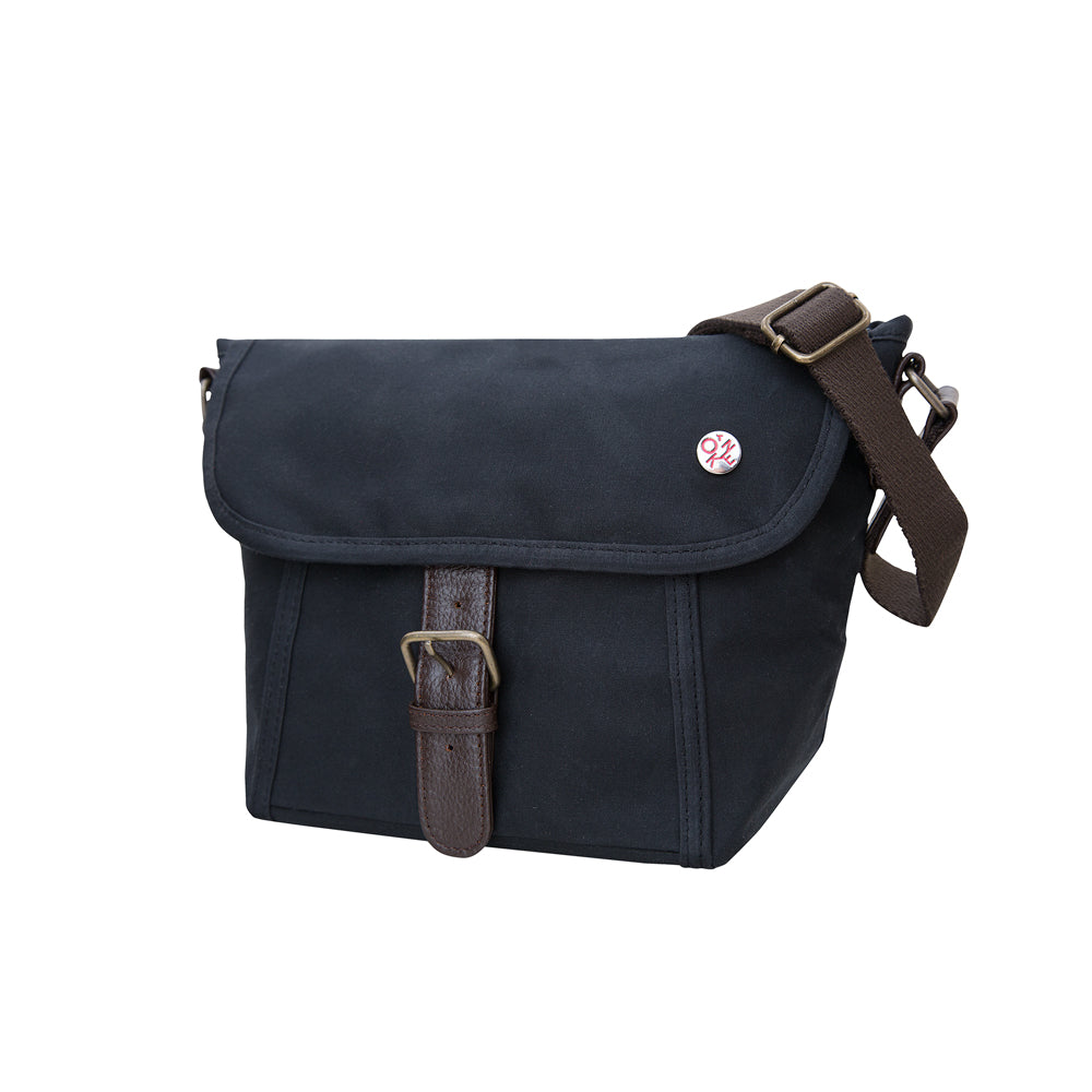 Manhattan Portage Waxed Lincoln Messenger (XXS) Black