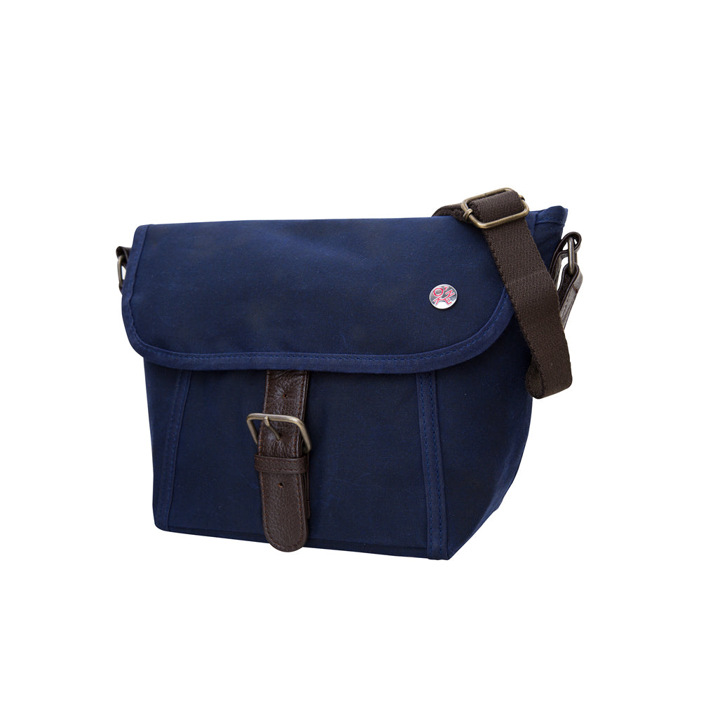 Manhattan Portage Waxed Lincoln Messenger (XXS) Navy