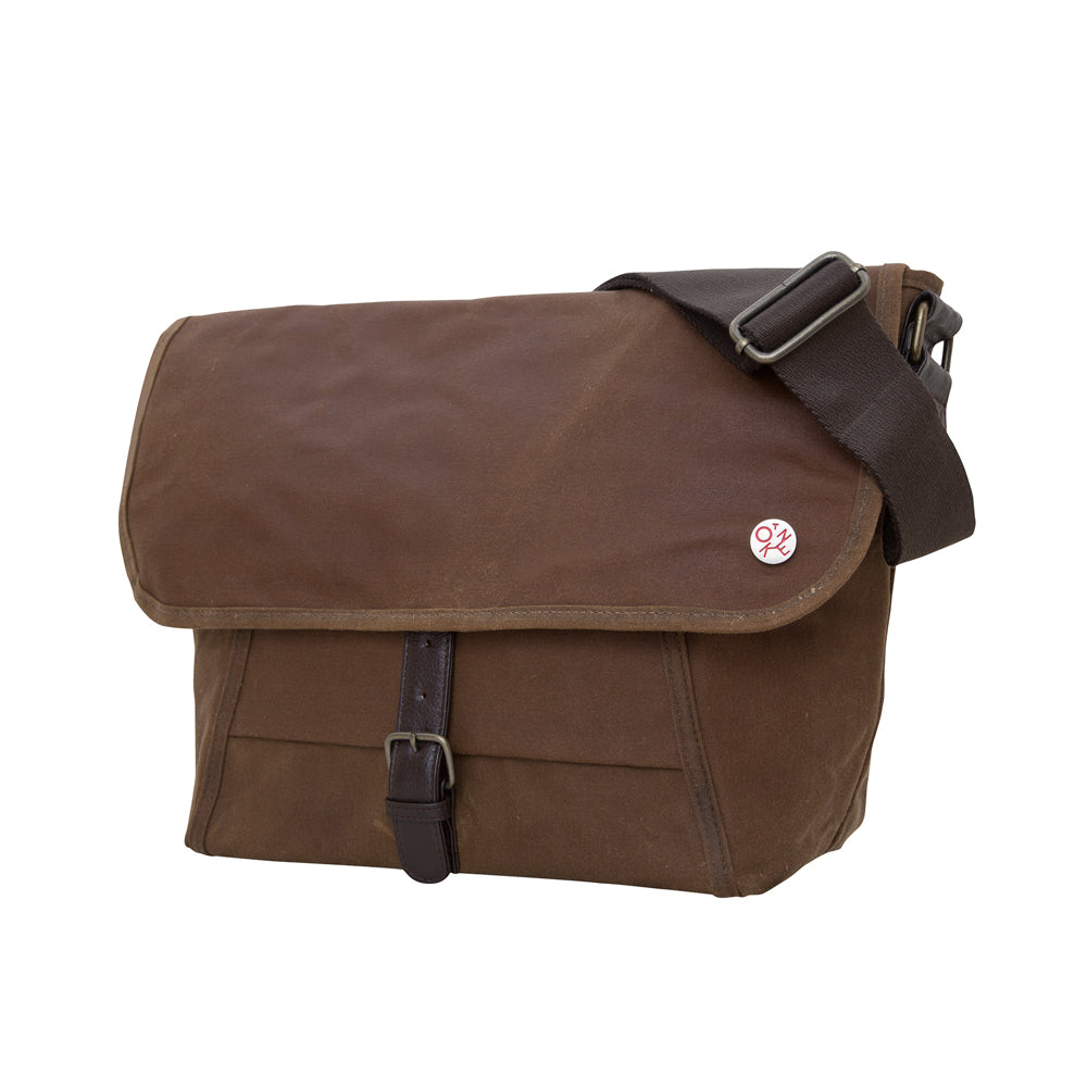 Manhattan Portage Waxed Lincoln Messenger (S) Field Tan