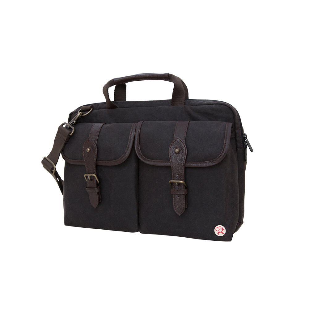 Manhattan Portage Waxed Knickerbocker Laptop Bag (13") DBR DBR