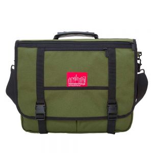 Manhattan Portage The Wallstreeter With Back Zipper - Olive