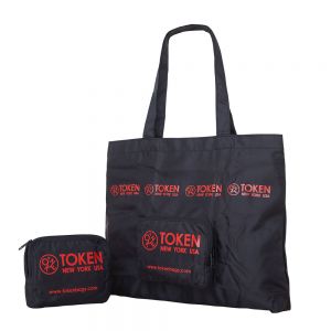 TOKEN TOKEN Foldable Shopping Bag - Black